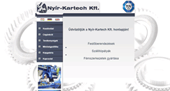 Desktop Screenshot of nyir-kartech.hu