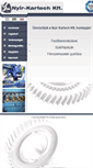 Mobile Screenshot of nyir-kartech.hu