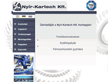 Tablet Screenshot of nyir-kartech.hu